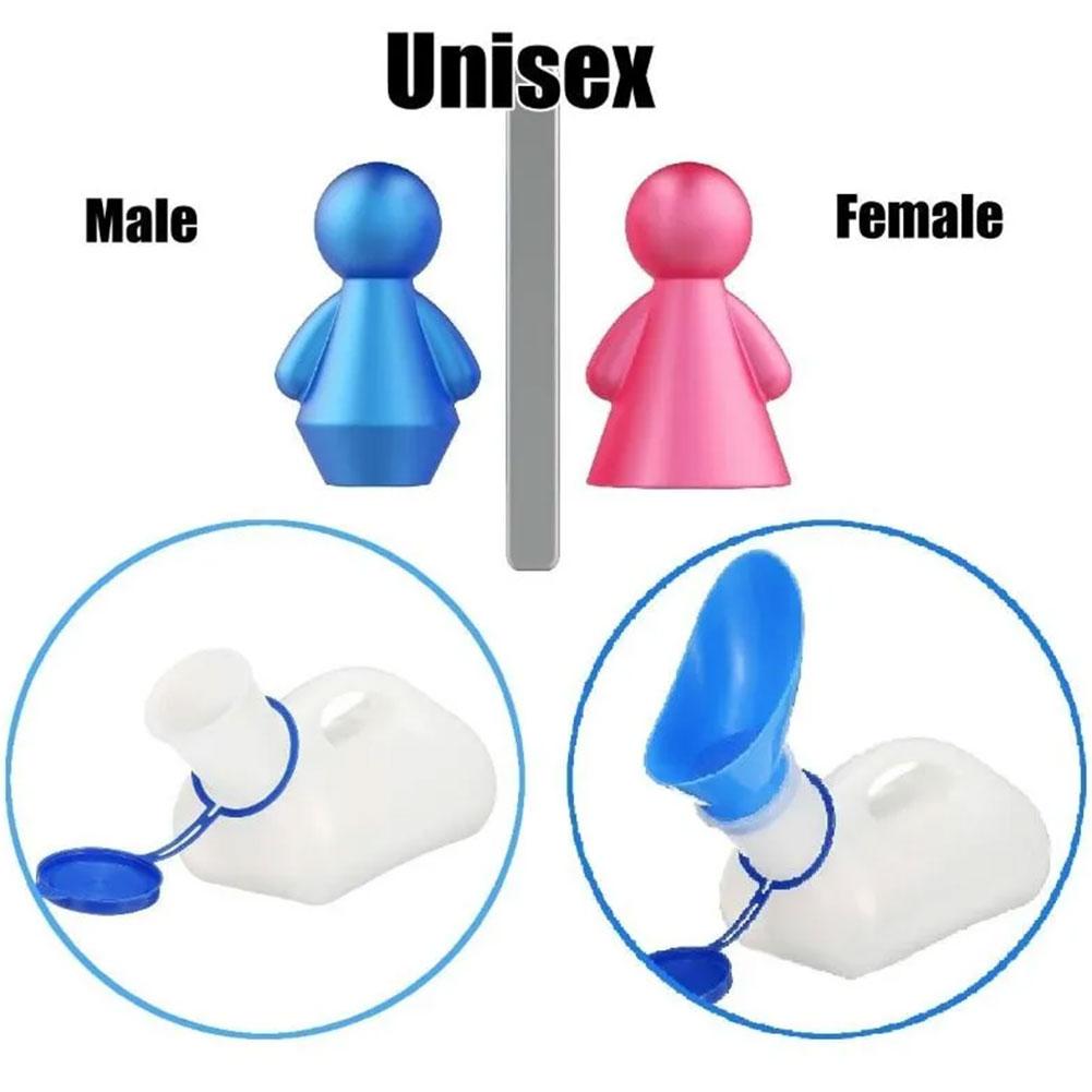 Unisex Leakproof Portable Plas - Outdoor Camping Urinal ulasan dan harga