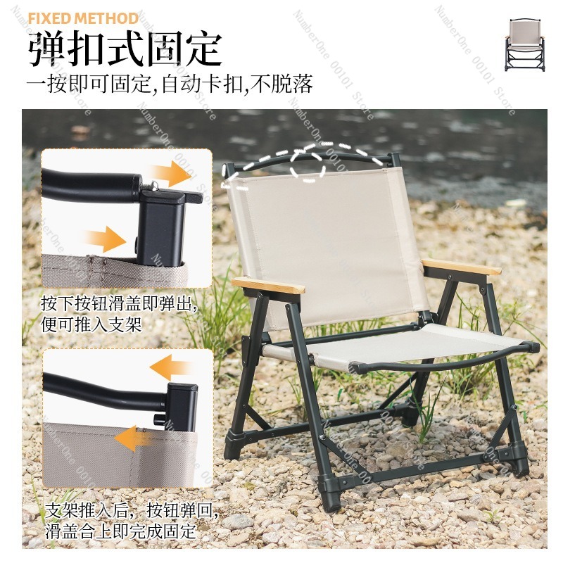 Ultra Light Aluminum Alloy Cam - Outdoor Camping Folding Chairs ulasan dan harga
