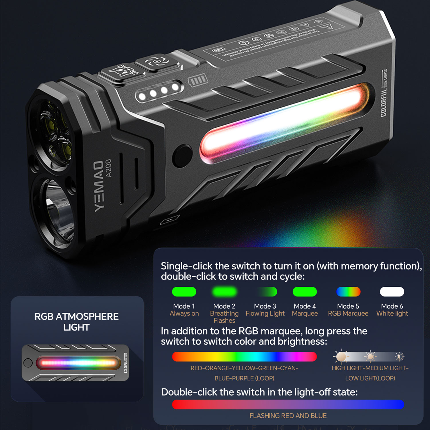 5200LM Innovative Multifunctio - Outdoor Camping Items ulasan dan harga