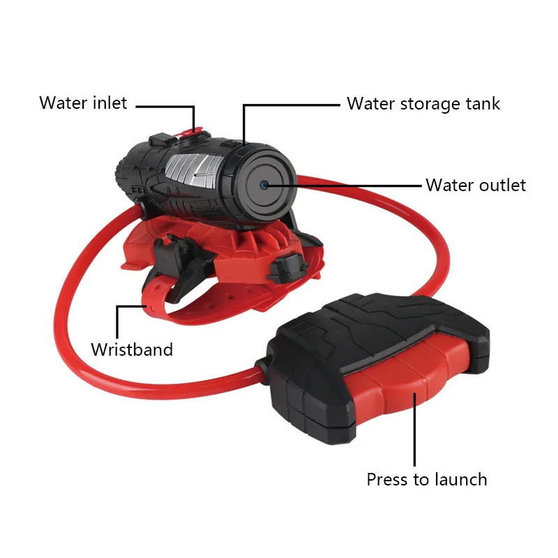 Water Gun Spider Launcher Wris - Outdoor Camping Games For Kids ulasan dan harga