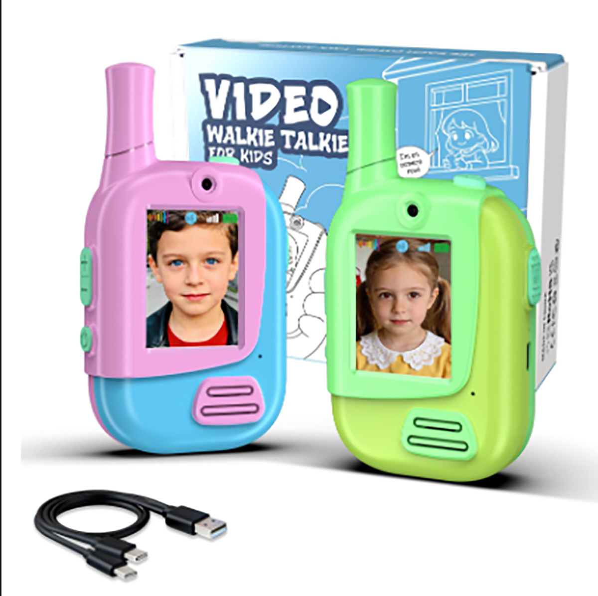 2 Pack Rechargeable Kids Video - Outdoor Camping Games For Kids ulasan dan harga
