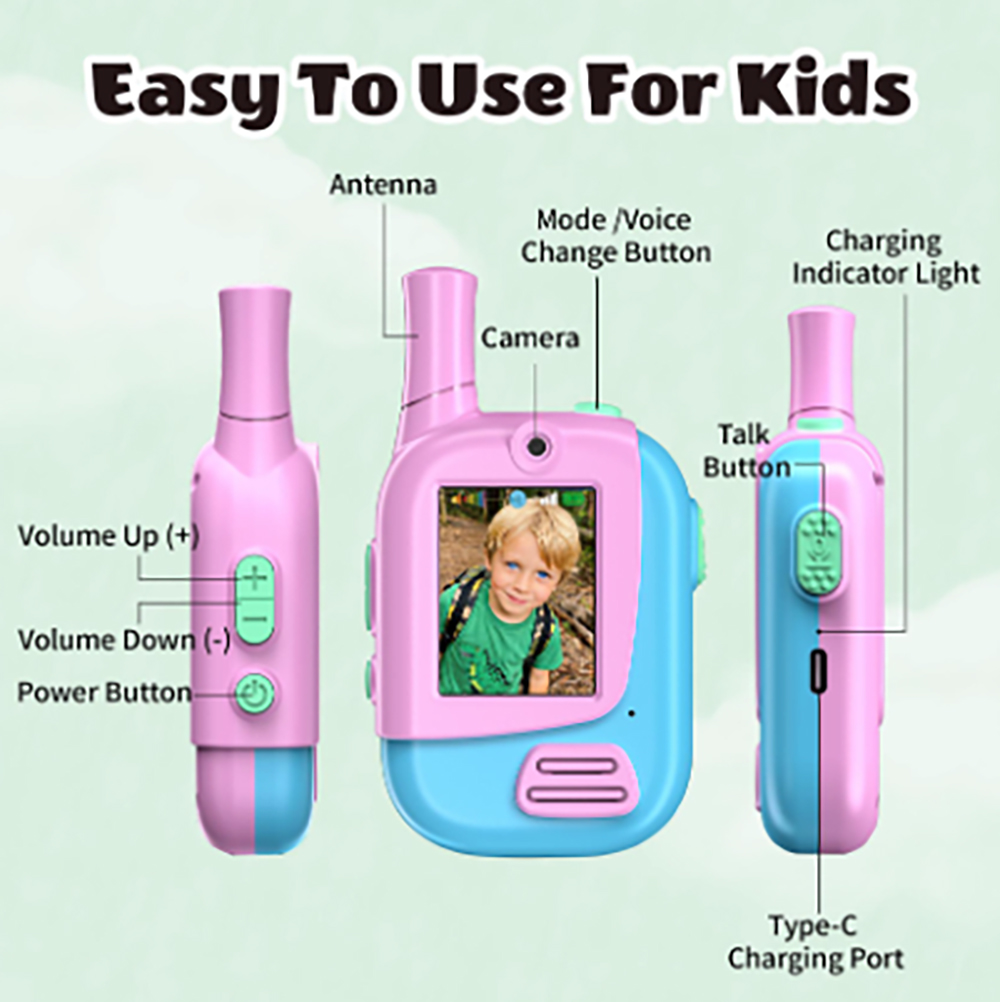 2 Pack Rechargeable Kids Video - Outdoor Camping Games For Kids ulasan dan harga
