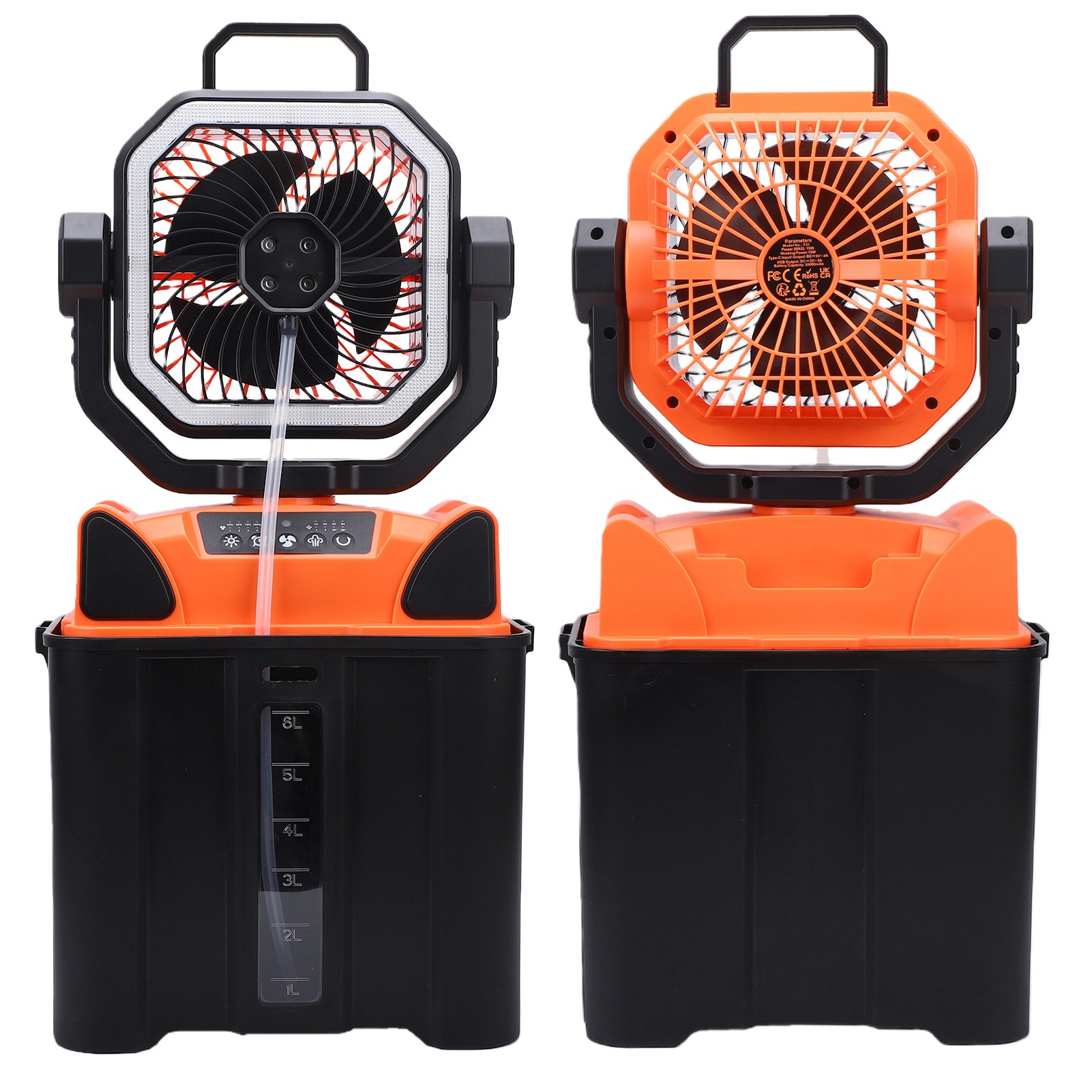 Rechargeable Camping Fan with  - Outdoor Camping Fan ulasan dan harga