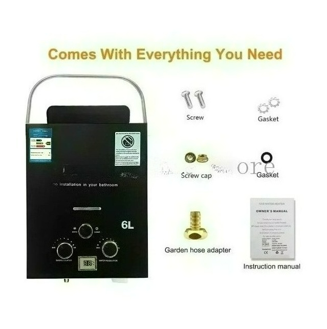 Propane LPG  Gas Tankless Wate - Outdoor Camping Hot Water Heater ulasan dan harga
