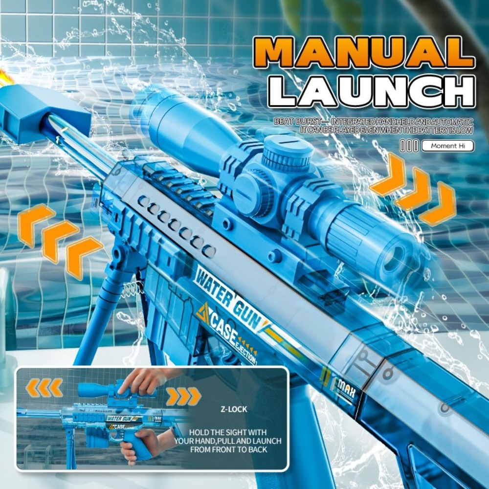 Electric Automatic Sniper Wate - Outdoor Camping Games For Kids ulasan dan harga