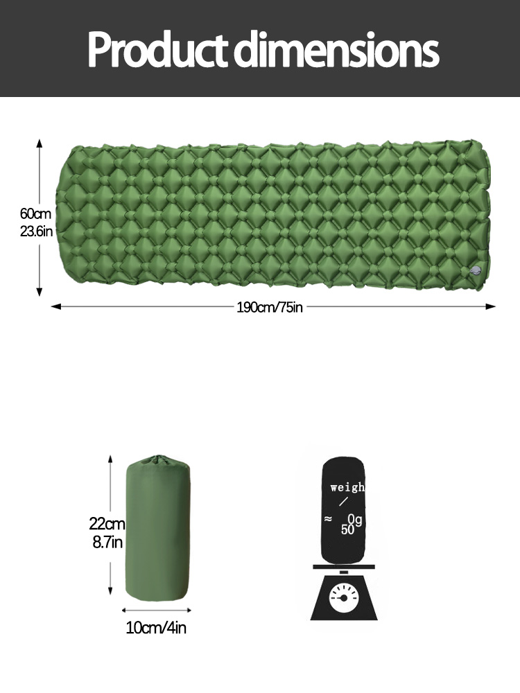 Camping Inflatable Mattress in - Bed Outdoor Camping ulasan dan harga