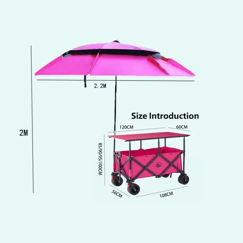 420L High Quality 4-Position H - Outdoor Camping Wagon ulasan dan harga